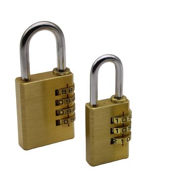 China Good Quality 40mm Security Waterproof Solid Brass Padlock Cheap Anti-theft Luggage Combination Padlock for sale