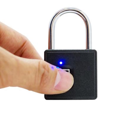 China Good Quality Waterproof Cheap Zinc Alloy USB Security Charging Keyless Padlock Smart Fingerprint Padlocks for sale