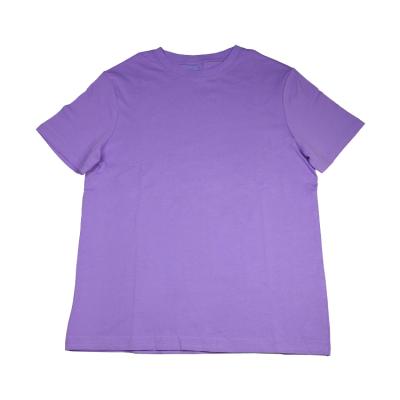 China Viable Single T-shirt Casual High Quality Purple Short Sleeve Mens T-shirts Used Customized for sale