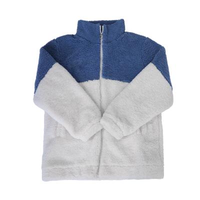 China Wholesale Customized Viable Winter Mens Full Zipper Fleece Jacket Winter Woolen Coats for sale