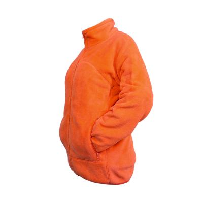 China Customized Winter Viable Coral Fleece Windproof Ladies Warm Simple Ladies Jacket for sale