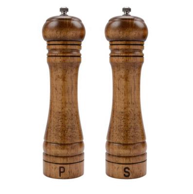 China High Quality Viable Kitchen Tools Wooden Salt Grinder Manual Pepper Mill for sale