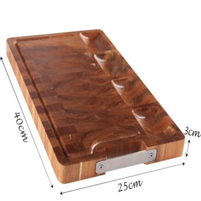 China Reversible Universal Sustainable Large Thick Acacia Wood Cutting Plates Cutting Board For Kitchen for sale