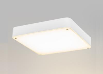 China Modern 45cm Square Glass Dimmable LED Ceiling Light 26W For Office for sale