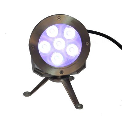 China Warm White LED Swimming Pool Lights , 24V 18watt LED Water Fountain Lights for sale