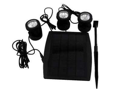 China Energy Saving 18 LED Solar Spot Lights For Road , 6V RGB Solar Garden Lamps for sale