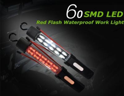 中国 40 白 + 携帯用 20 の赤い leds SMD IP66 磁気 LED 手持ち型ライト 販売のため