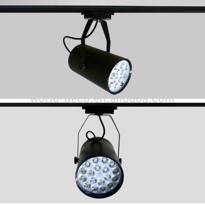 China Black shop Modern Commercial Track Lighting Warm White 30 Degrees for sale