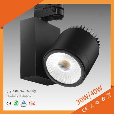 China Cool white Dimmable 40w Spot COB track light saa 3 years warranty for sale