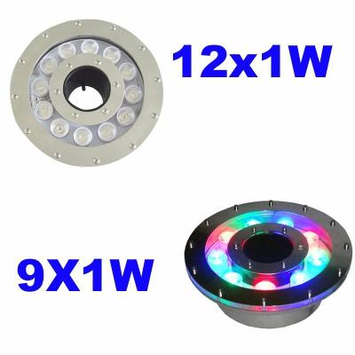 China Dmx Control 316 Stainless Steel Led Pool Fountain Lights IP68 Waterproof for sale