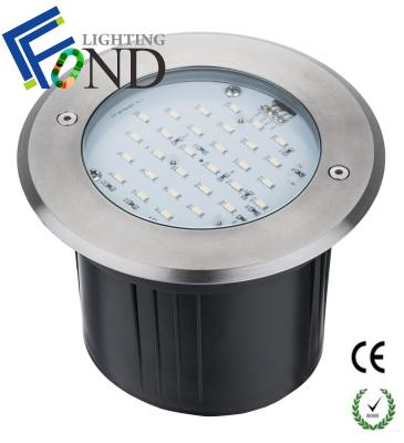 China 50 / 60Hz Round White Brightest Led Inground Light Outdoor Park Lighting for sale