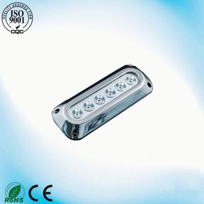 China Waterproof 18 W Led Pool Lights IP68 Rgb Led Boat Drain Plug Lighting DC 12 - 24v for sale