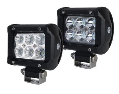 China 18W Universal LED Car Headlight 3000LM Submersible SUV UTE ATV High Intensity for sale