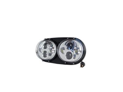 China 10-30V DC harley led headlight for sale