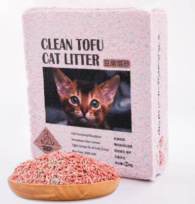 China Viable Wholesales Bundling Low Scented Charcoal 6L Tofu Cat Litter Cat Litter Dirty Cat Litter Dust Plant Fiber Air Freshener Cat Litter for sale