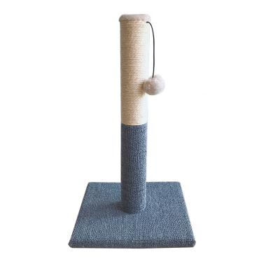 China Designer Funny Simple Small Sustainable Sisal Climbing Cat Tower Cat Scratcher Tree Interactive Luxury House For Cat for sale