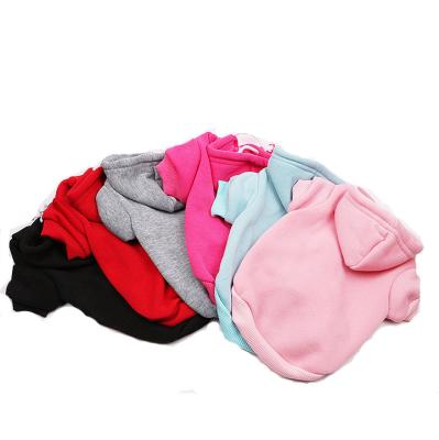 China Viable Wholesale White Puppy Plain Bulk Dog Clothes Manufacturers Custom Spring Dog Clothes Pet Animal Hoodies for sale