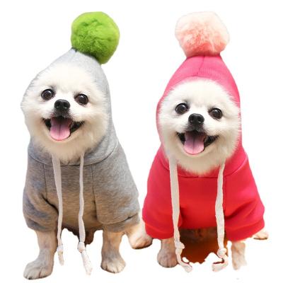 China XS Autumn Winter Christmas Puppy Hoodie Designer Dog Clothes 2021New Viable Autumn Dog Clothes Animal Pet Apparel for sale