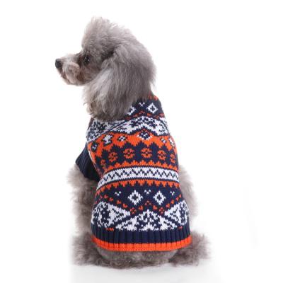 China Sustainable Newcomer Geometric Patterns Manufactures Pet Clothes Kind Dogs Apparel Dogs Sweaters for sale