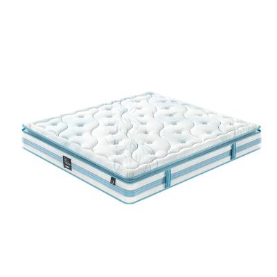 China 11 Inch Tall Hypoallergenic 13 Layer Hotel Bedroom Bonnel Spring Foam Tight Top Mattress Double for sale