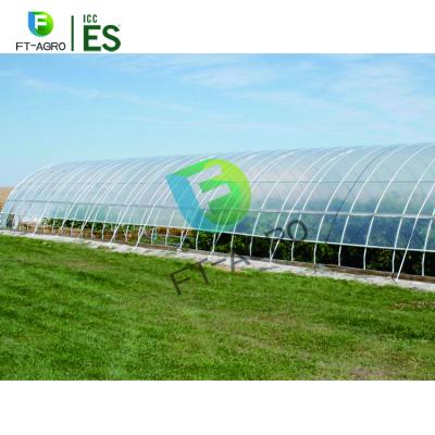 China New Style Agricultural Single Span Easily Assembled Plastic Greenhouse With Cooling System for sale