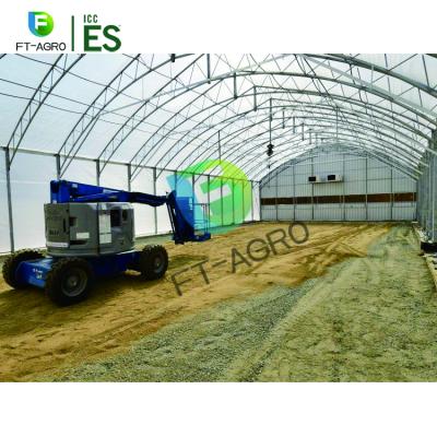 China 2021 Easily Assembled Farmhouse Used Tropical Greenhouses For Sale for sale