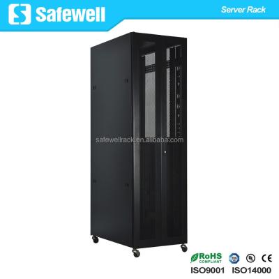 China Data Center Server Rack for Safewell SSN8142 19 Inch NINE-FOLDED Data Center 42U Server Aisle Hot or Cold Aisle Rack for sale