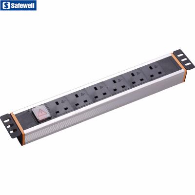 China 19inch 1U 19inch Server Rack Base PDU for Network Racks/Server Racks/Open Frame Rack SW-1U-B8 for sale