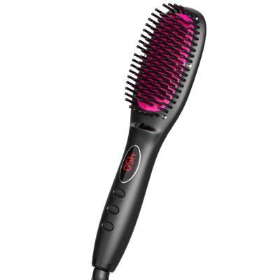 China Make all in one hair straightener brush comb for compact hair and beard for sale