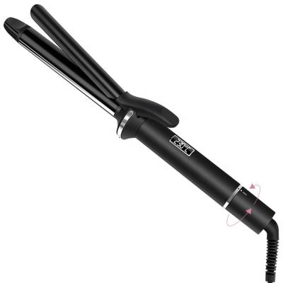 China Ceramic Curling Iron 2019 New Product Professional Ceramic Turning Knob Hair Curling Iron New for sale