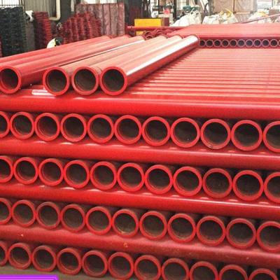 China Excavator DN125 DN150 Straight Pipe Dn150 Wear Resistant To Delivery Concrete Pump Pipe For Concrete Pump Machine for sale