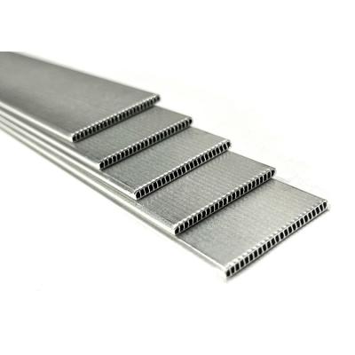 China Heat exchanger / automotive thermal flat aluminum multi-hole aluminum extrusion radiator flat tube pipe for heat exchanger for sale