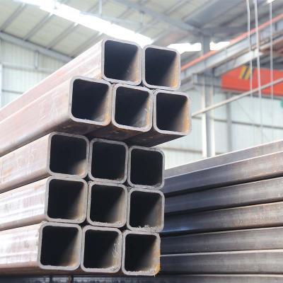 China Structure Pipe Black Steel Pipe 75x75 Tube Square Pipe Or Rectangular Hollow Section Steel Pipes for sale