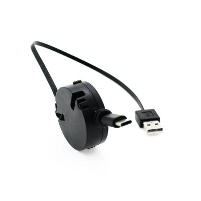 China Retractable Charging Cable Mobile Phone Usb Type C To C Retractable Cable for sale