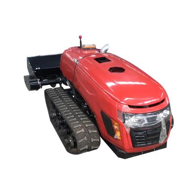 China Agri New Mini Cultivator Factory Design Farm Machinery and Equipment Automatic Crawler Remote Control Cultivator On Sale for sale