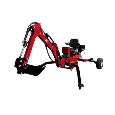 China China Best 9.5/9 Hp Mobile Gasoline Mini Towable Excavator For Sale for sale