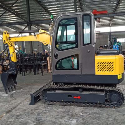 China Free Shipping 4T 4.0T Digging / Construction Garden Mini Small Crawler Excavator Digger With Factory Price for sale