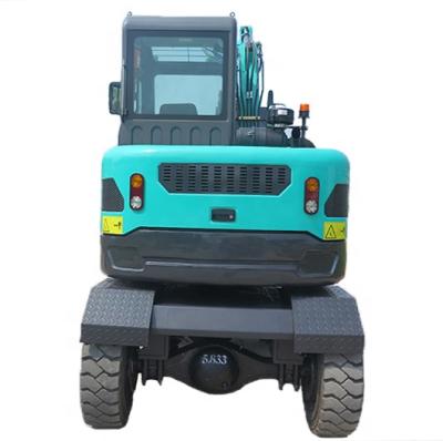 China mini construction digging/garden wheeled excavator with CE certification for sale for sale