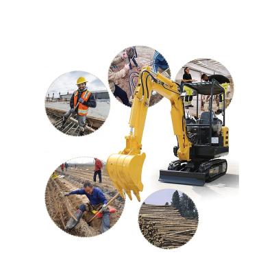 China Free Shipping Construction Digging / Garden Earth Moving Equipment 2.0 Ton Zero Tail Mini Excavator With Japan Engine for sale