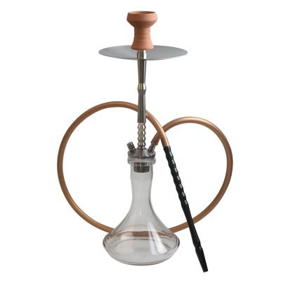 China China Russian Unique Factory Handmade Steam Nargile Set Stainless Steel Hookah Shisha Hookah Set With Nargile Accessories S-7012 for sale