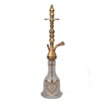 China Zinc Egypt Style Shisha Vapor Gold Hookah Arabic Seam Shisha Hookah Set Z-9002 for sale