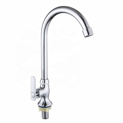 China Other Cold Water Saving Deck Mount Kitchen Faucet High Quality Zinc Alloy Faucet For Outdoor Kitchen Sink for sale