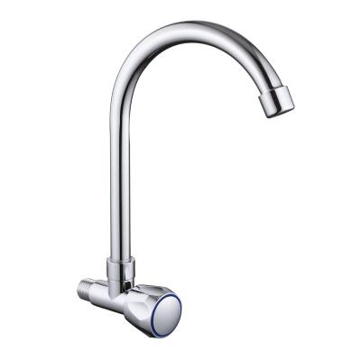 China China factory wholesale faucets thermostatic single cold ABS handle wall mounted kitchen faucet grifo de la cocina for sale