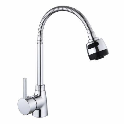 China Thermostatic Polish Chrome Faucet China Manufacturers Single Lever Faucets Pull Down Spring Spout Kitchen Sink Faucet Mixer for sale