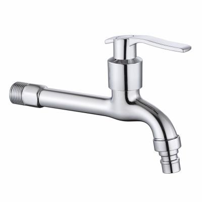 China Traditional High Quality Quick Open Polished Chrome Water Tap Washing Machine Faucet Garden Saving Bibcock for sale