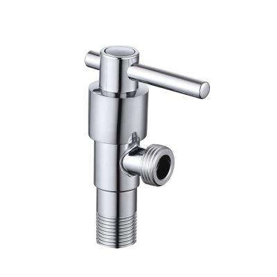 China Modern Chrome Plating Quarter Turn Kitchen Sink Water Stop 1/2 Inch Angle Valve for sale