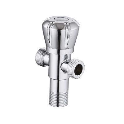 China Modern Sanitary Basin 2 Way Toilet Stop Valve Stainless Steel Quick Open Open Wall Mounted Angle Valve For Bathroom for sale