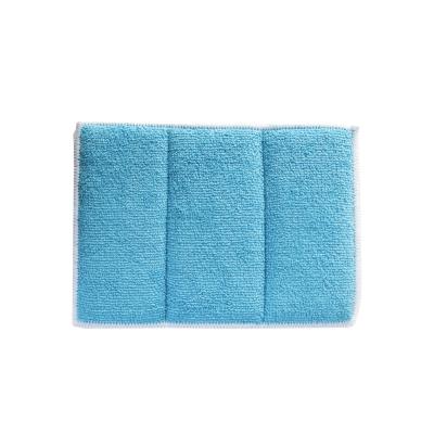 China Sustainable Organic Microfiber Kitchen Cleaning Rags Dish Wash Towel Dishcloth Towels for sale