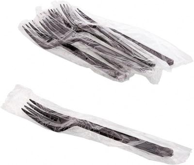 China Hot Selling Disposable Cutlery Sets Spoon Plastic Fork And Knife Kit Disposable Plastic Cutlery Packs for sale