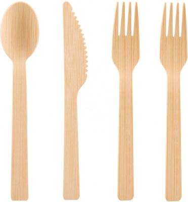 China Best Selling Eco-Friendly Disposable Cutlery Knife Fork Wooden Spoon Eco-friendly Wooden Spoon for sale